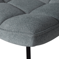 Woood Maudi draaifauteuil - blue stone