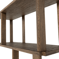 Woood Riss boekenkast eikenhout 186x90 cm - naturel