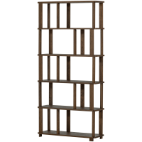 Woood Riss boekenkast eikenhout 186x90 cm - naturel
