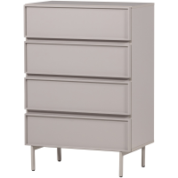 Woood Tours ladekast 4 lades melamine/mdf - zand