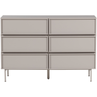 Woood Tours ladekast 6 lades melamine/mdf - zand