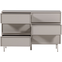 Woood Tours ladekast 6 lades melamine/mdf - zand