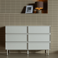 Woood Tours ladekast 6 lades melamine/mdf - zand