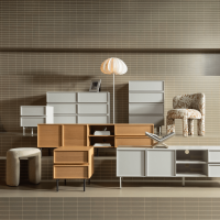 Woood Tours ladekast 6 lades melamine/mdf - zand