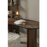 Woood Sun organische sidetable/bureau recucled teak - bruin