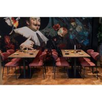 Woood Tablo eettafel recht 120x80 cm - cashmere brown