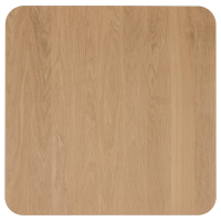 Woood Tablo bartafel afgeronde hoek - transparant