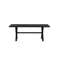 Svea Elbert rechthoek tuintafel 200x100 cm - zwart