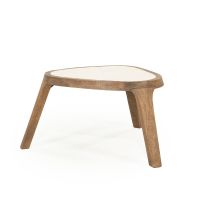 Eleonora Fred salontafel organisch klein - naturel/marmer