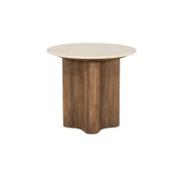 Eleonora bijzettafel Bodhi mangohout - beige