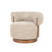 Eleonora fauteuil Nila bruin