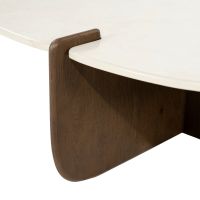 Eleonora Salontafel Filou klein - eiken fineer/keramiek