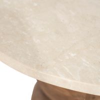 Eleonora Bijzettafel Pippa - mangohout/Botochino marmer