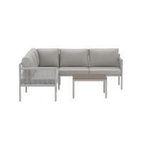 Svea Deidre loungeset - beige/beige polywood