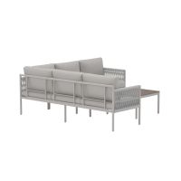Svea Deidre loungeset - beige/beige polywood