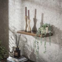 Fraaai Marino wandplank - 60 cm - acaciahout - bruin