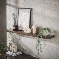 Fraaai Marino wandplank - 120 cm - acaciahout - bruin