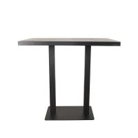 Label51 Restaurant/Bartafel 120x70x108 cm - straight edge - zwart
