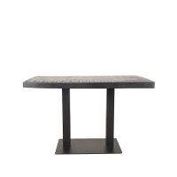 Label51 Restauranttafel 120x70x74 cm - tree - zwart