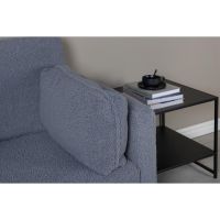 Svea Kiva fauteuil - teddy - donkergrijs