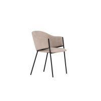 Svea Eveline eetkamerstoel - velvet - beige