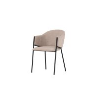 Svea Eveline eetkamerstoel - velvet - beige