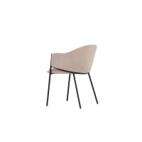 Svea Eveline eetkamerstoel - velvet - beige