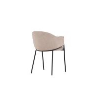 Svea Eveline eetkamerstoel - velvet - beige