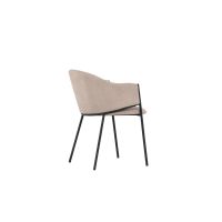Svea Eveline eetkamerstoel - velvet - beige