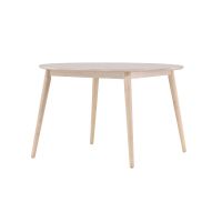 Svea Ugo ronde eettafel - ø120 cm - rubberhout - whitewash