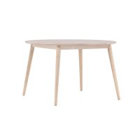 Svea Ugo ronde eettafel - ø120 cm - rubberhout - whitewash