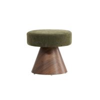 Svea Tanaka ronde poef - 48 cm - mokka