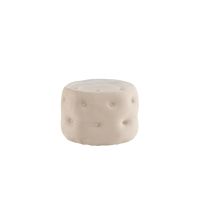 Svea Juno hocker - velvet - beige