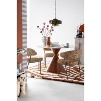 By-Boo ronde eettafel Roka - roestbruin