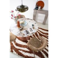 By-Boo ronde eettafel Roka - roestbruin