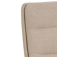 Nøra Skog eetkamerstoel | grijs metaal onderstel | stof Basel - beige