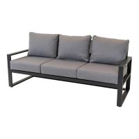 Tormenta 3 zits-loungebank - zwart