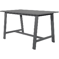 Bartafel Malibu Donkergrijs