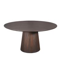 Starfurn Ronde eettafel Solana mangohout 150 cm - bruin