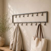 Fraaai Kapstok industrieel 15 haken - 80 cm