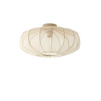 Light & Living Plumalia plafonnière Ø50x24 cm - zand