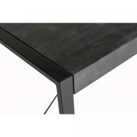 Livingfurn Norris eettafel 200x100 cm - zwart