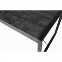 Livingfurn Norris eettafel 140x80 cm - zwart