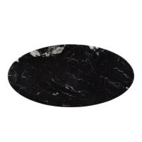 Livingfurn Eettafel Marble Zwart 180 cm Ovaal