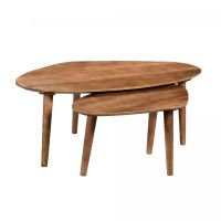 Livingfurn Xavier organische salontafels - set van 2