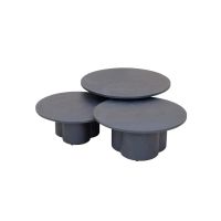 Tower Living Palazzo salontafel - ø75 cm - zwart