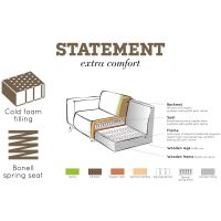 Woood Fauteuil Statement Met Arm Eco Leer Cognac