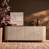 Starfurn Dressoir Solana mangohout 210 cm - zand