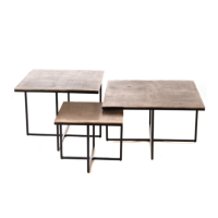 Starfurn Joelle salontafel set van 3 - cognac