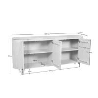 Starfurn Dressoir Solana mangohout 210 cm - bruin